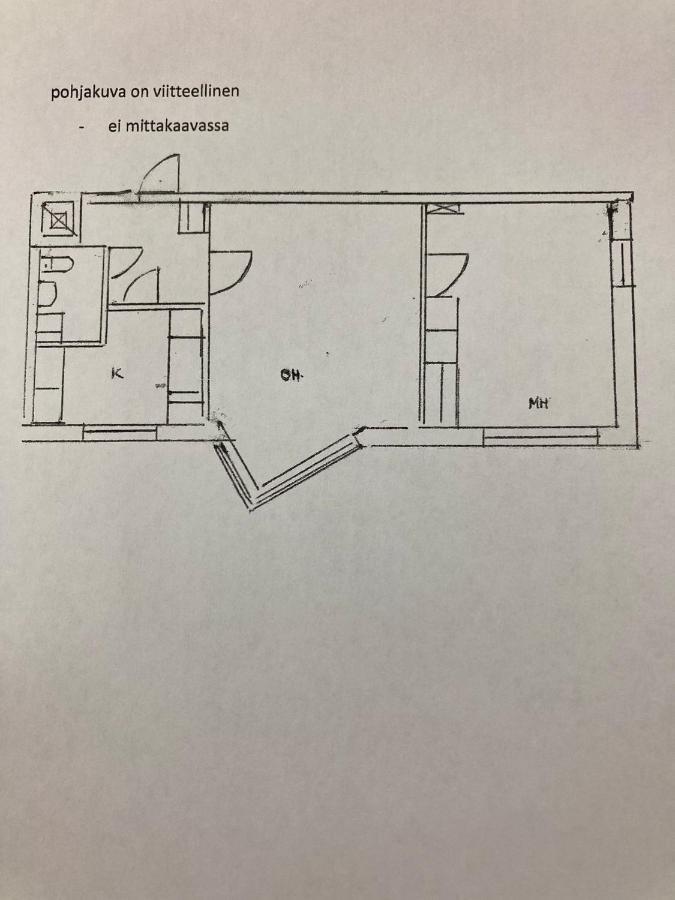 Hh Huoneistot Kaksio Apartment Форса Екстериор снимка